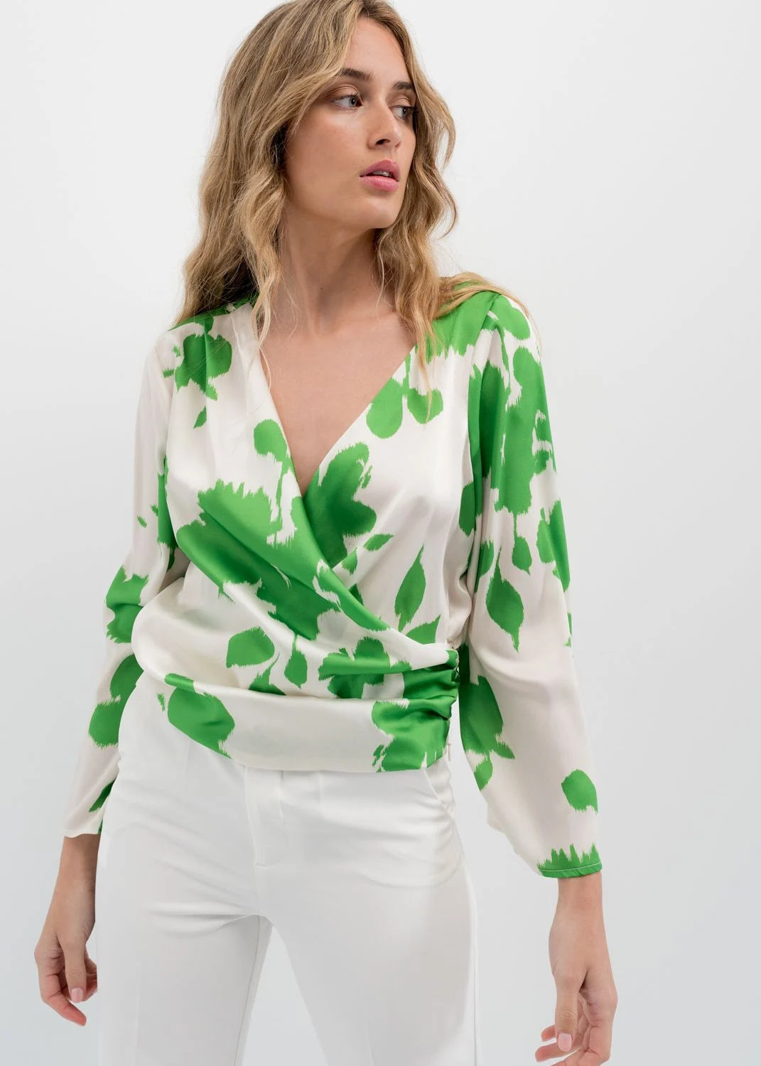 Blouse à imprimé floral
