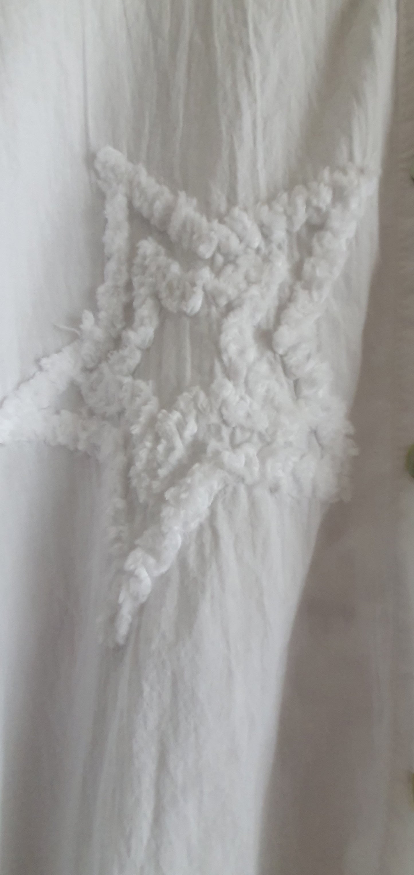 Chemise blanche étoiles