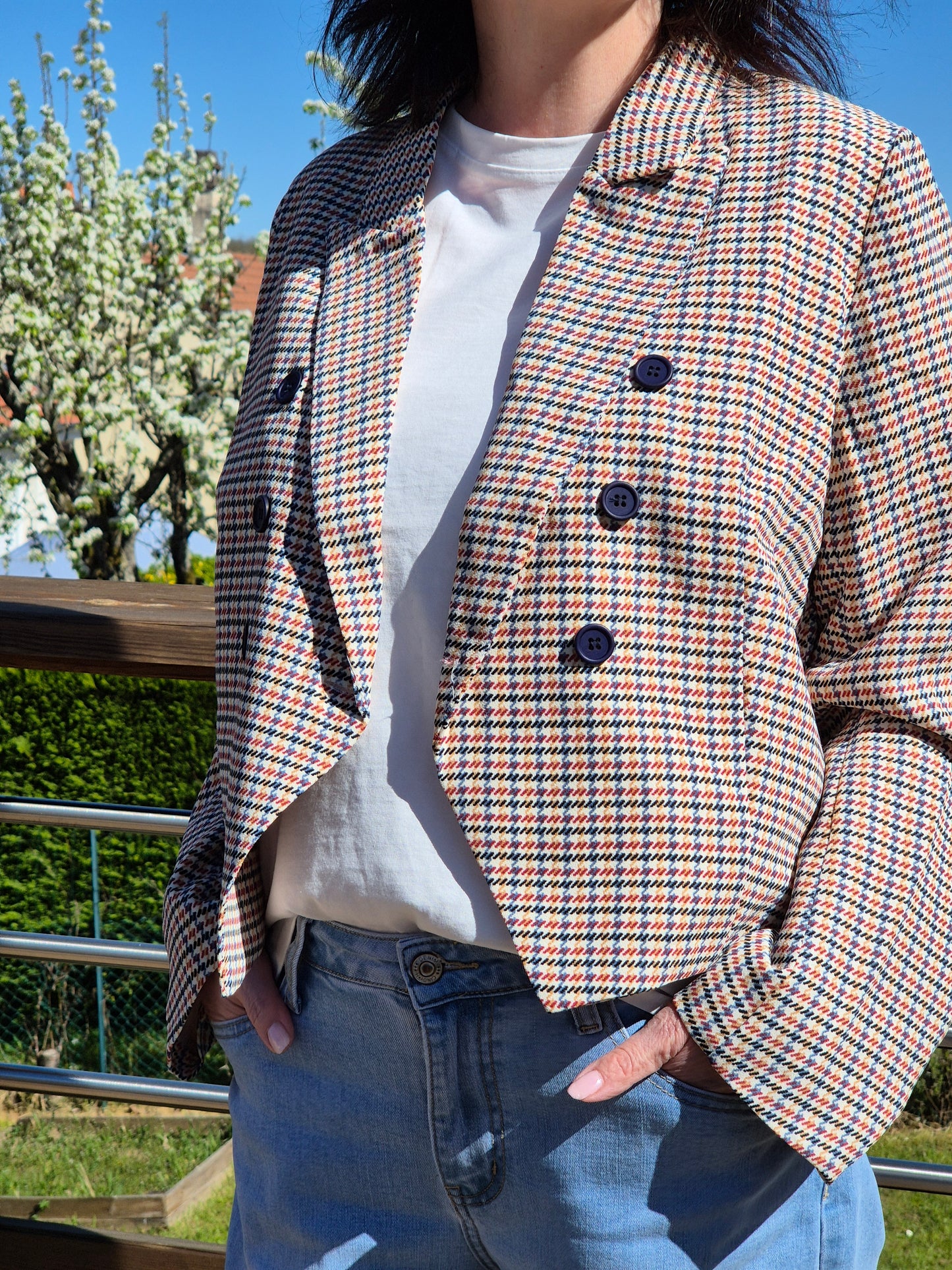 Veste blazer courte