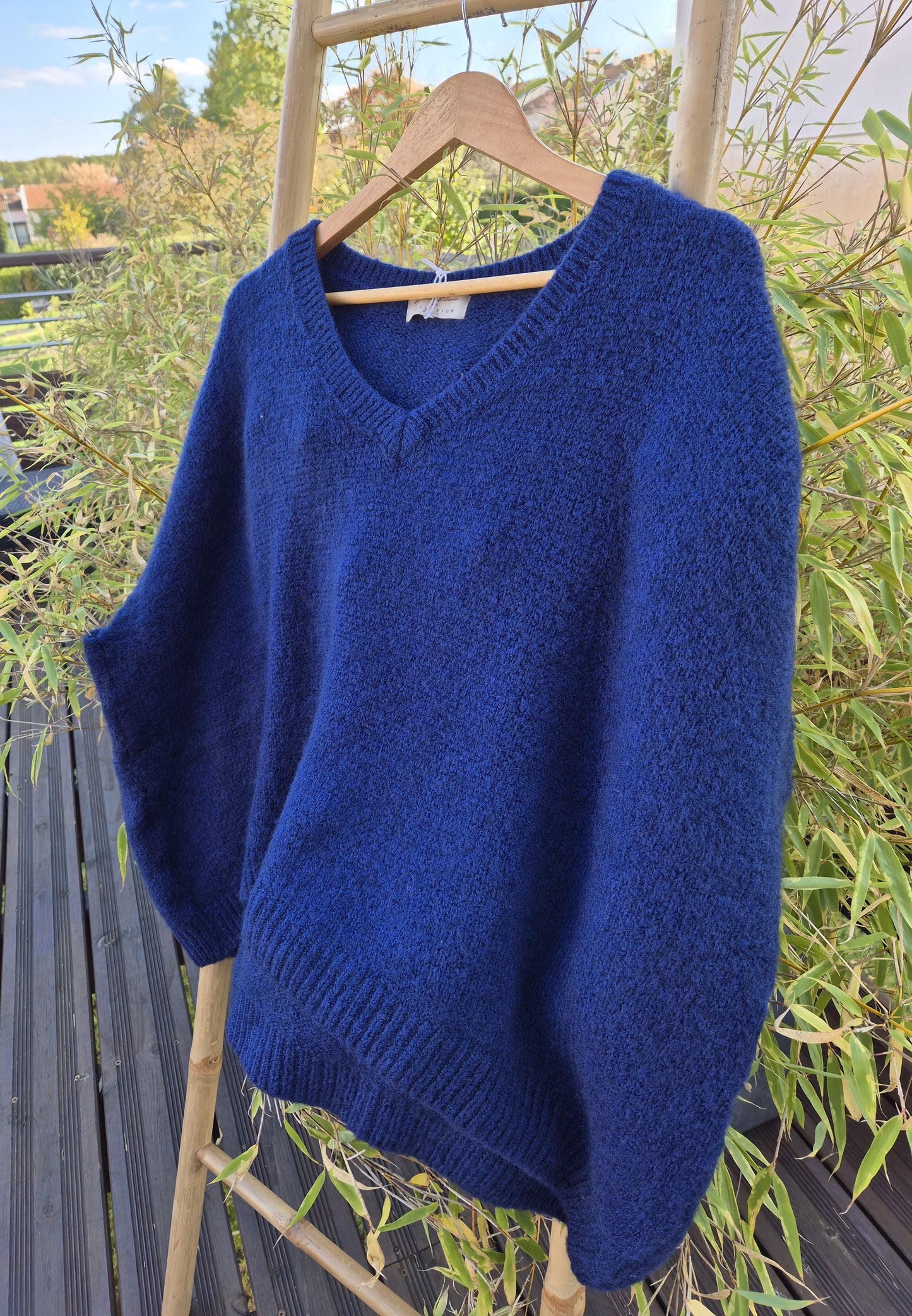 Pull Mohair Bleu