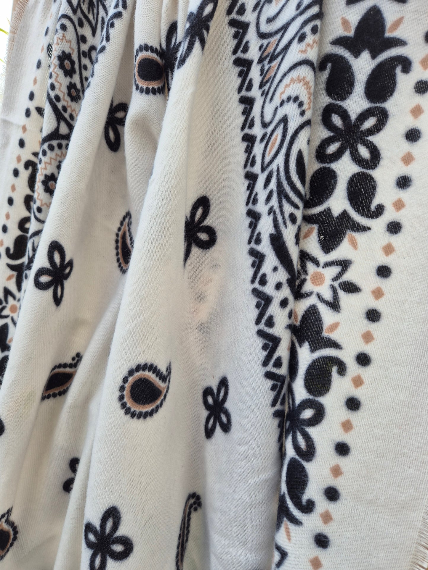 Écharpe Bandana écru