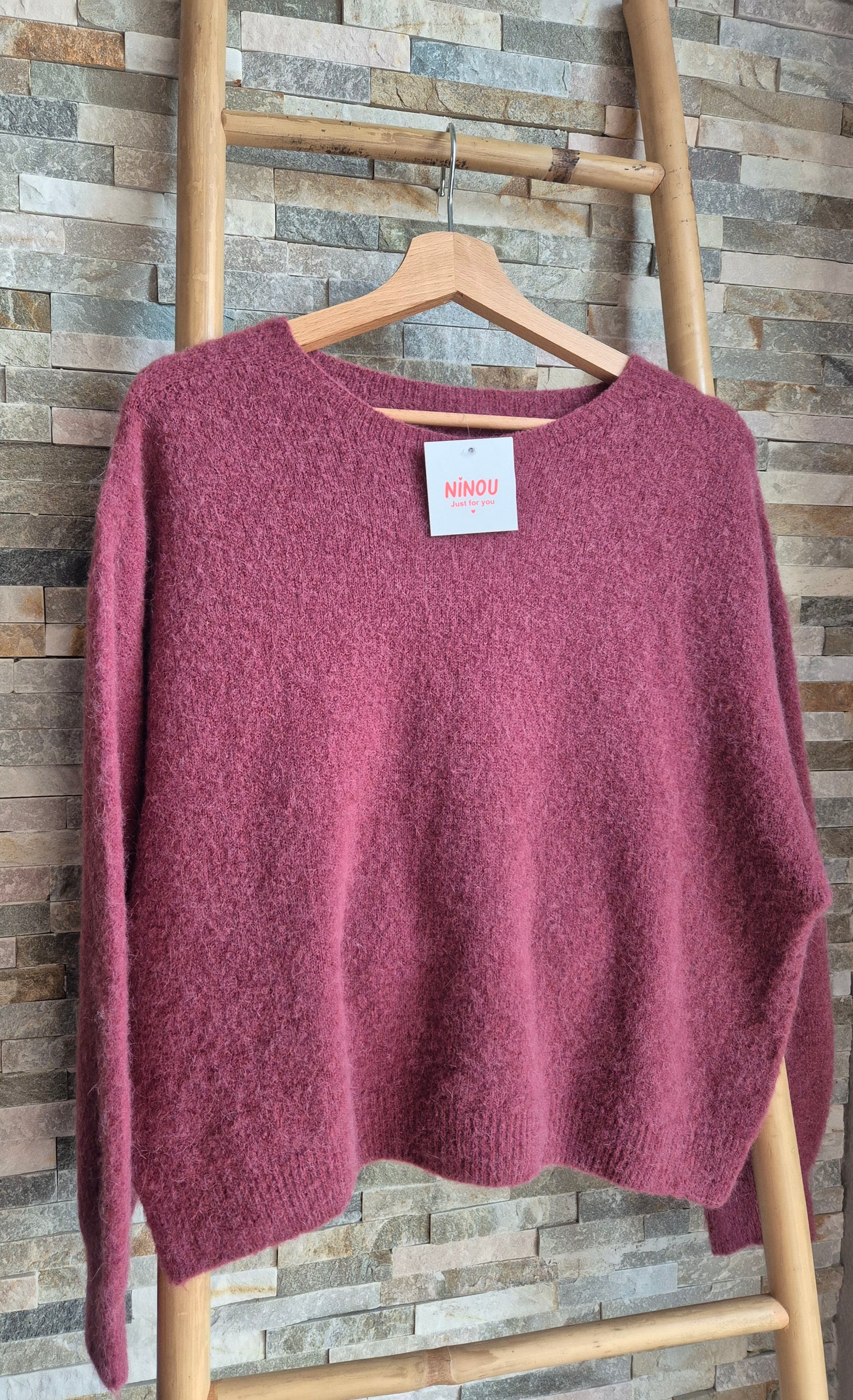 Pull Ninou Bordeaux