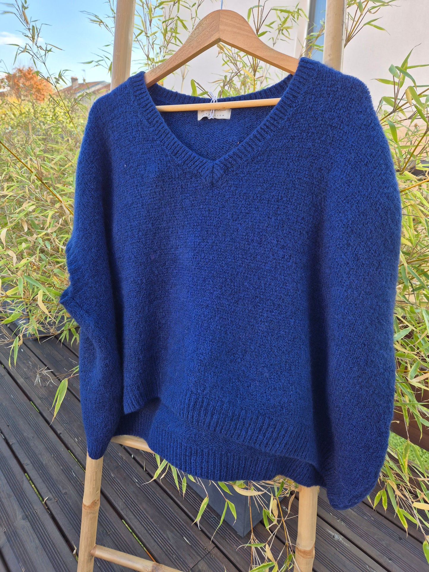 Pull Mohair Bleu