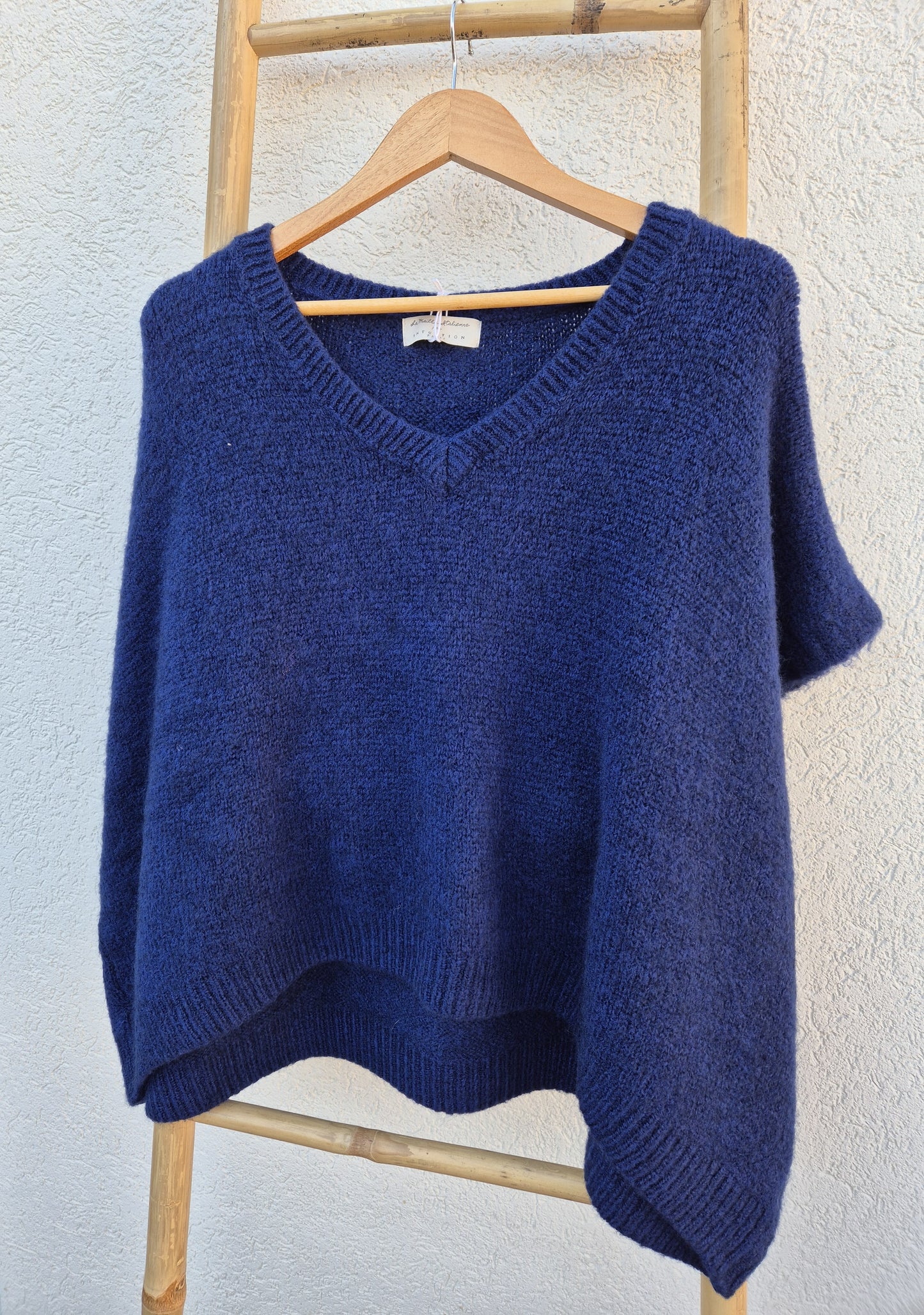 Pull Mohair Bleu