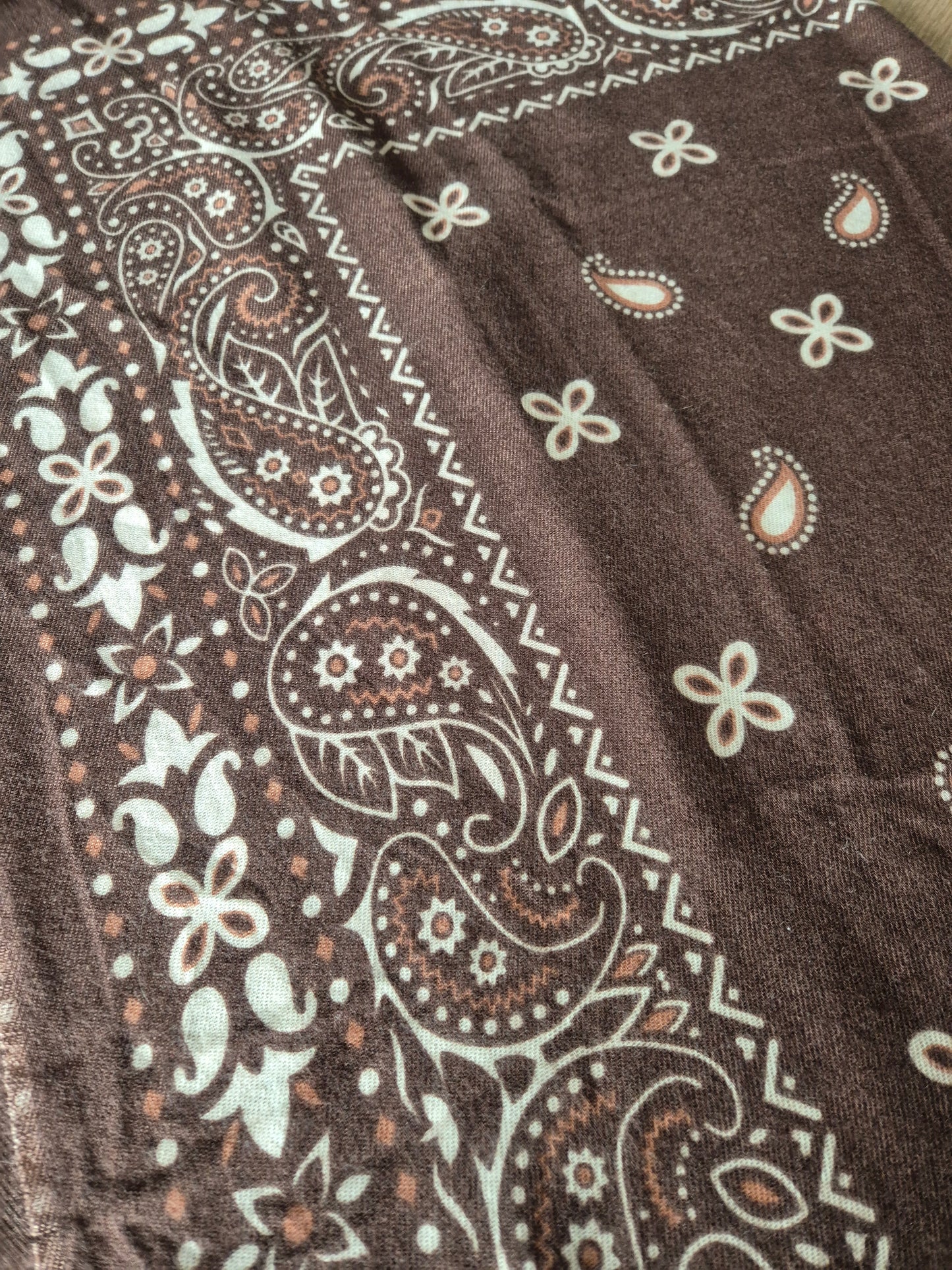 Écharpe Bandana Chocolat