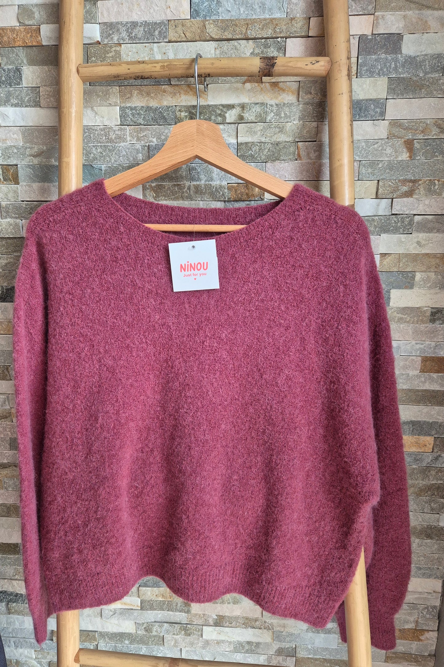 Pull Ninou Bordeaux