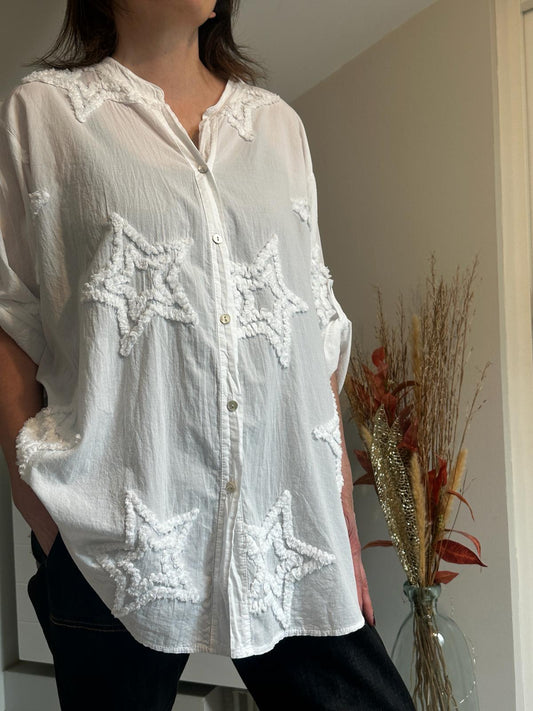 Chemise blanche oversize