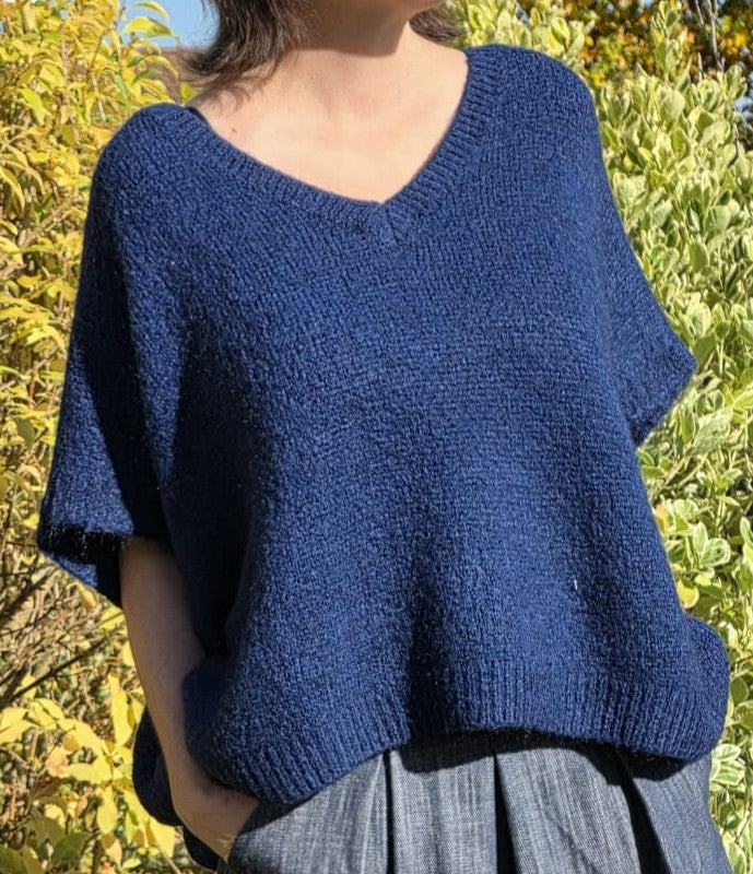 Pull Mohair Bleu